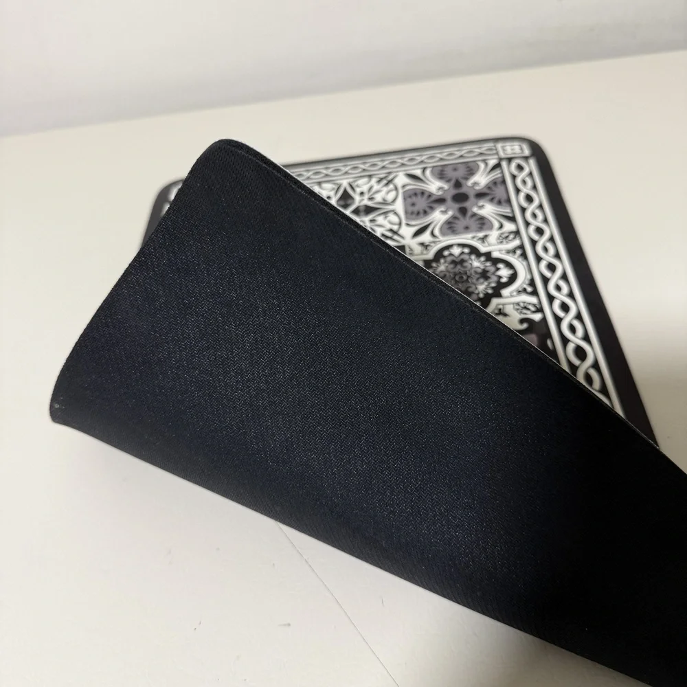 Coffee Bar Mat for Countertop 12 x 19 in Black and White Tile Print